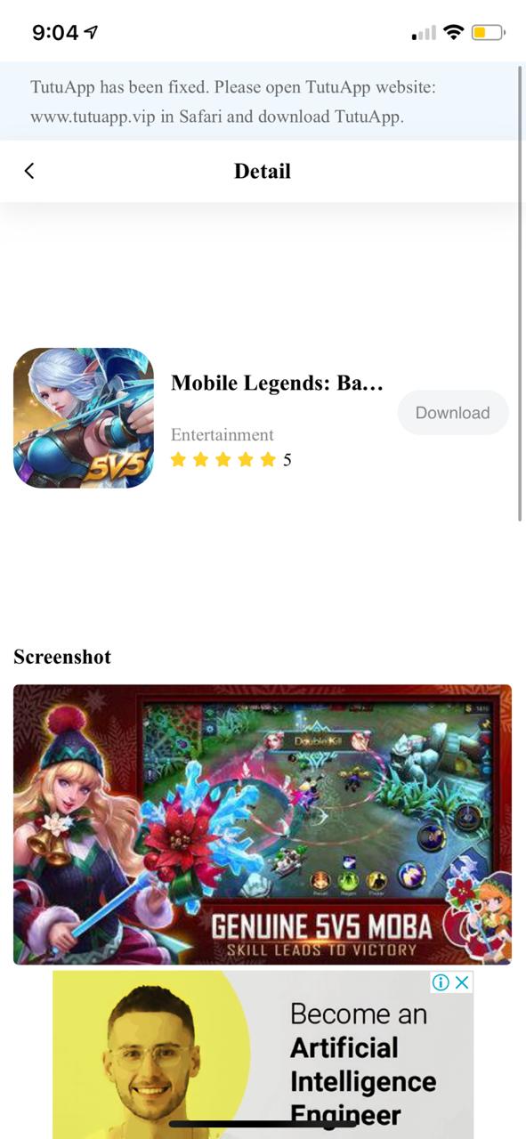 mobile legends ios download